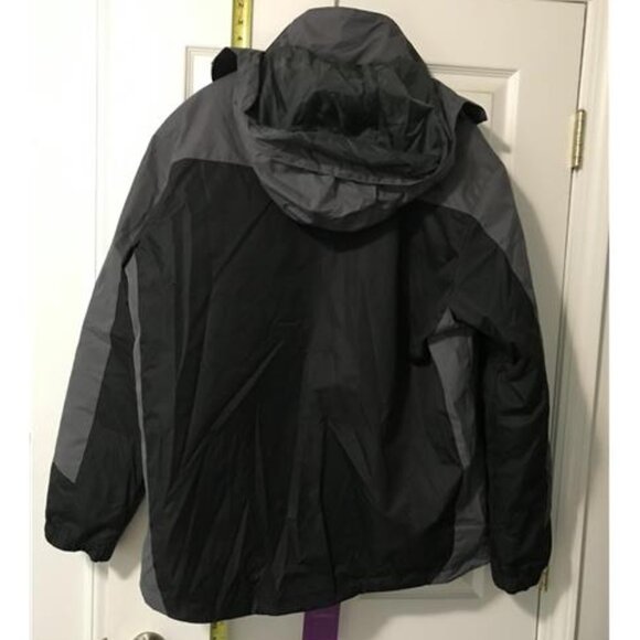 Men's 3 in 1 Waterproof Winter Ski Jacket Windproof with Detachable Puffer Coat - Picture 7 of 9